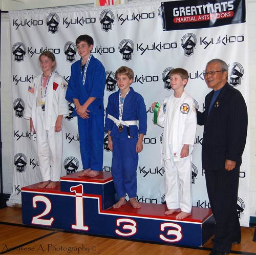 AKF Grappling and Throwing Tournament Podium