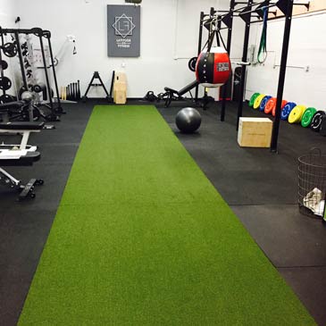 FlooringInc Performance Gym Turf Roll Artificial Grass Workout & Exercise Mat 