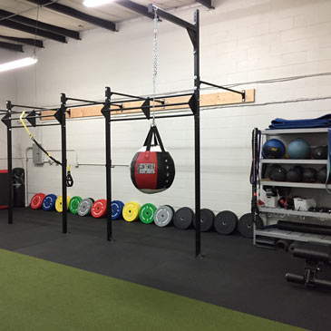 rubber and turf gym floor Latitude 39 Fitness 5