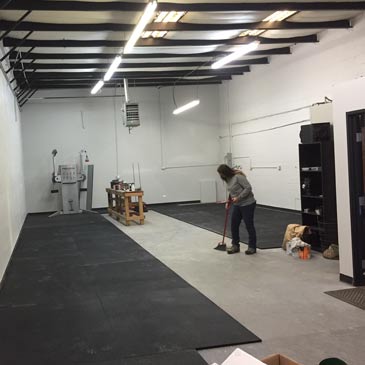 Rubber Gym Flooring 4x6 Mats - Latitude 39 Fitness