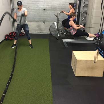 Gym Turf and Battle Ropes