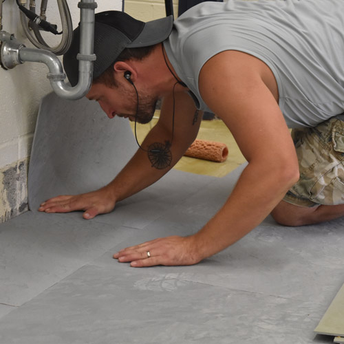 Waterproof Bathroom Flooring