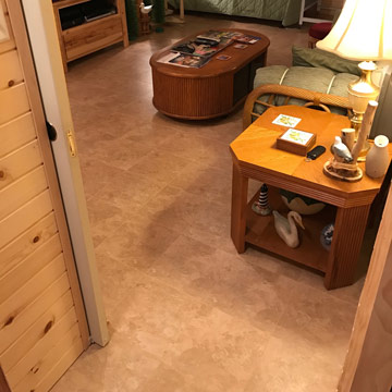 Raised Tiles for Best Living Room Flooring