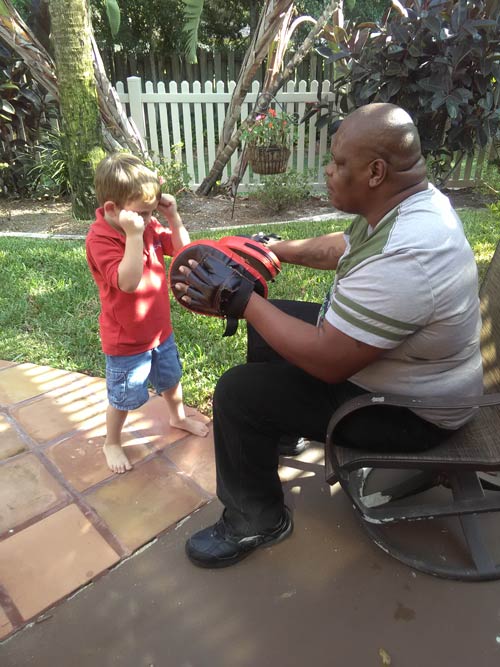 Bryant Harrell fighting domestic violence