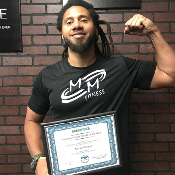 2019 National Fitness Trainer of the Year Micah Morgan