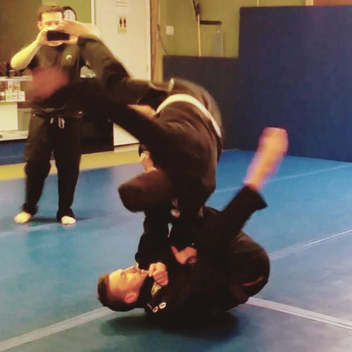 Mike Mullinax Jiu Jitsu Training