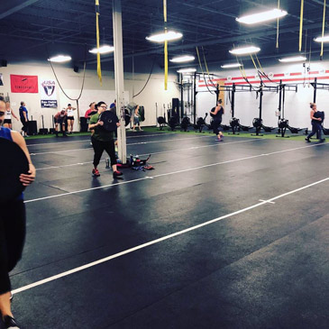 Rubber Gym Flooring at Momentum Fitness