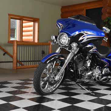 Motorcycle Garage Flooring by Greatmats