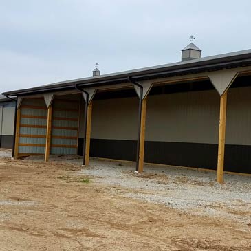 My Epiphany Paradise Farm barn exterior