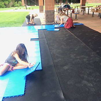 how to build a dance subfloor