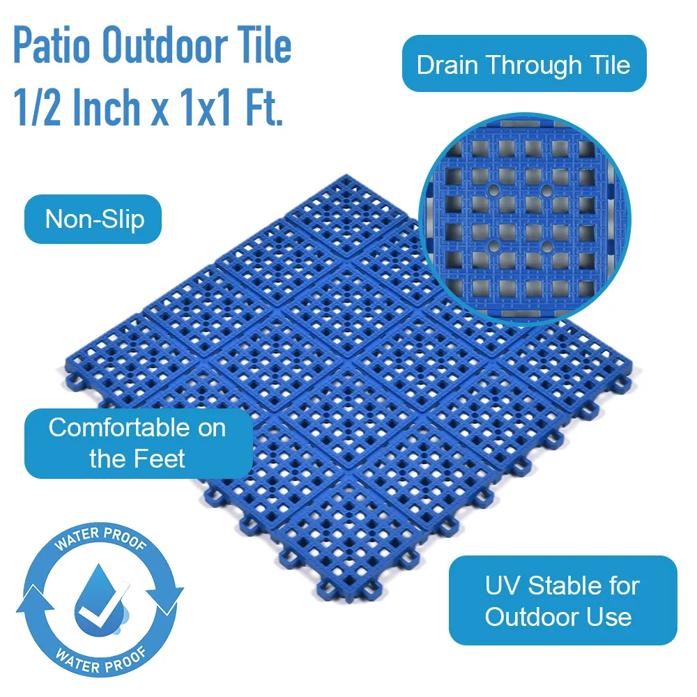 perforated deck tiles