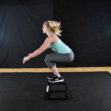 Plyometric Rubber Box Jump Mats