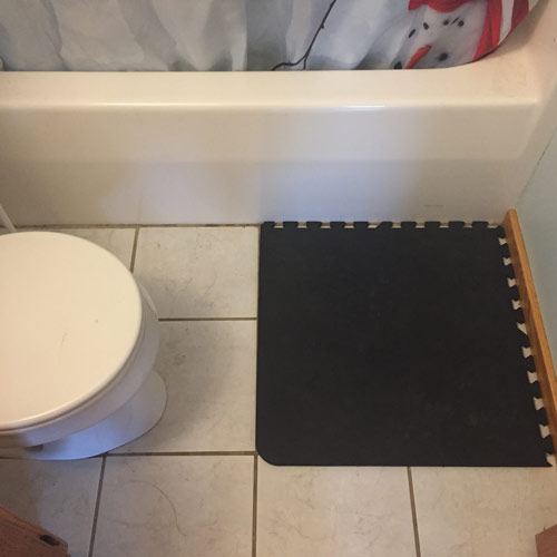 puzzle bath mat