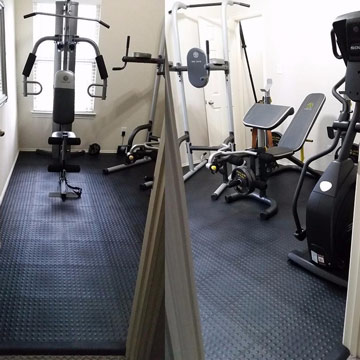 pvc home weight machine mat