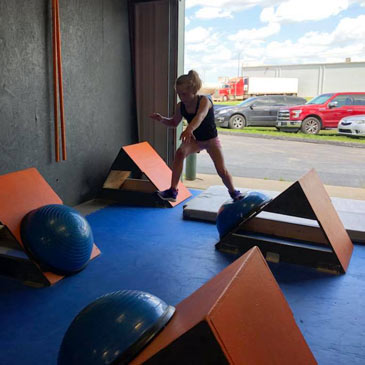 Obstacle Course Race Fitness Floor Mats