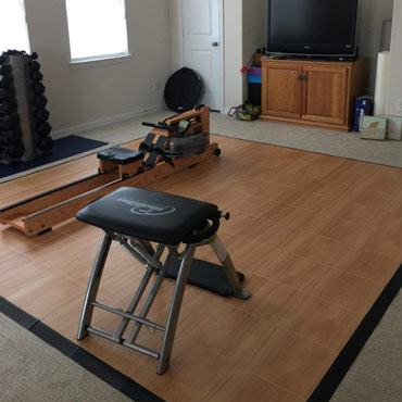 flooring for low impact exercise equipment