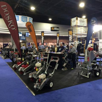 Black Carpet Tiles for Trade Shows