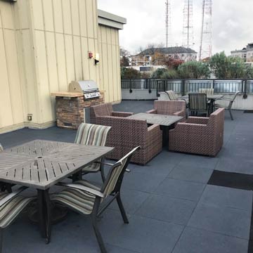 Rubber Balcony or Terrace Roof Flooring