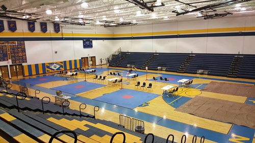 Karate Tournamant Floor Mat Systems