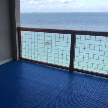Screened Porch and Sun Room PVC Floor Tiles