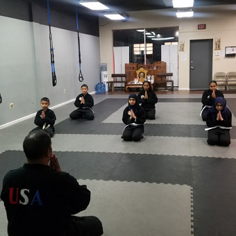 silat martial arts studio class flooring mats