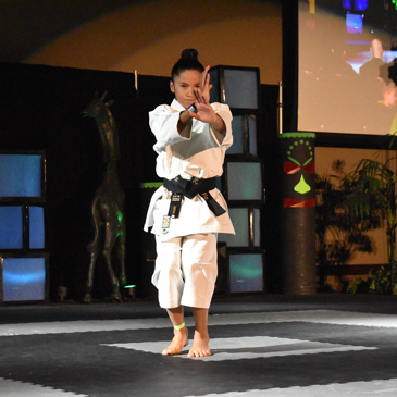 Sofia Rodriguez-Florez on Greatmats 1'' Karate mats