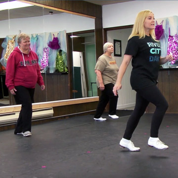 tap dance fitness flooring