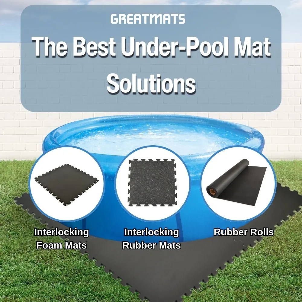 best under pool mats