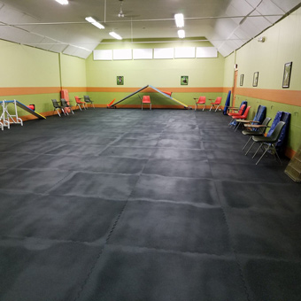The Canine Coach Rubberlock Flooring 