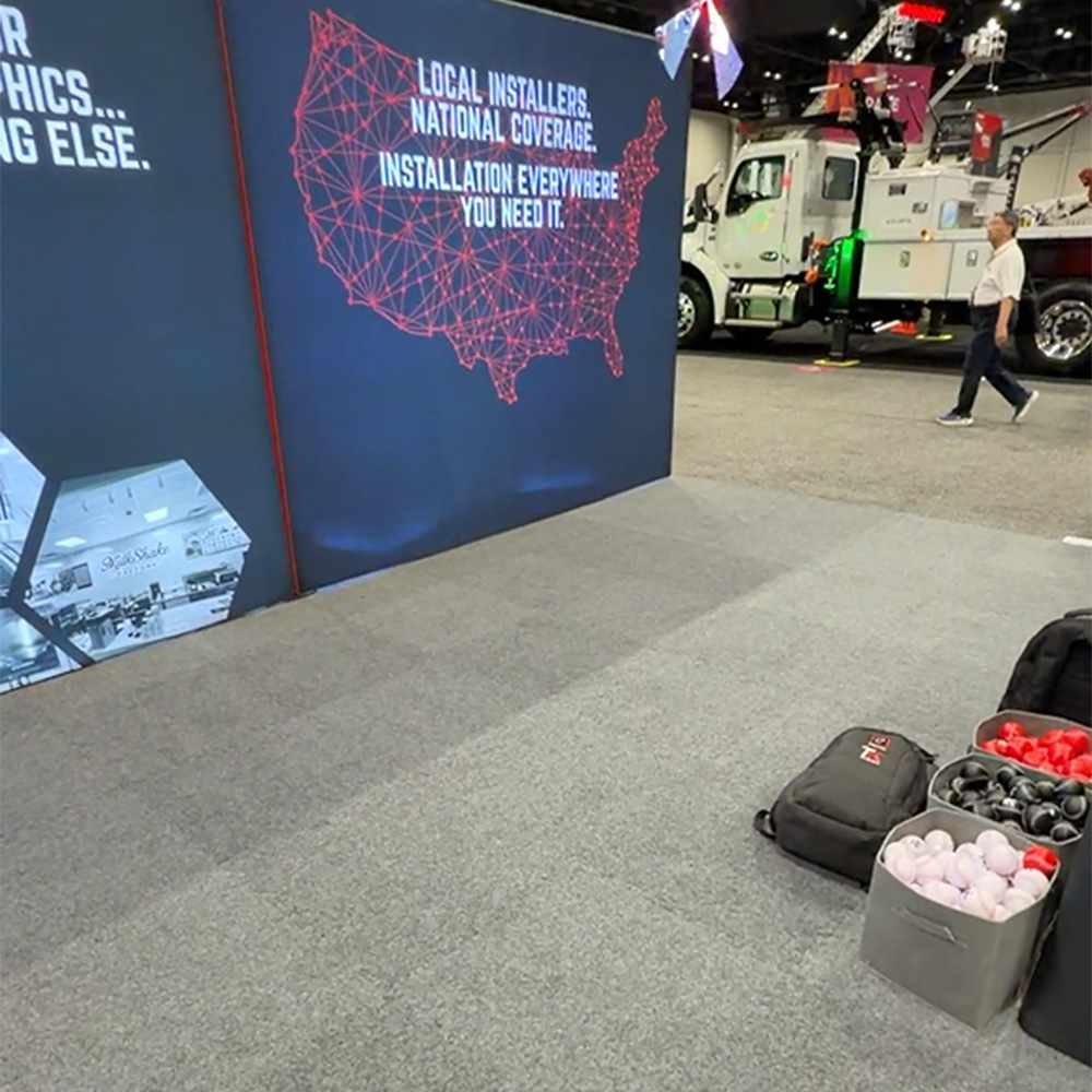 trade show booth flooring