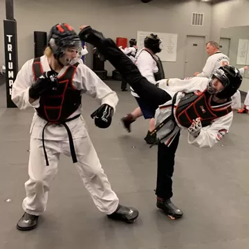 taekwondo mats used at triumph martial arts