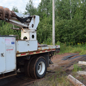 truck stabilization mat digger derrick