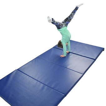 folding panel mat for gymnastics