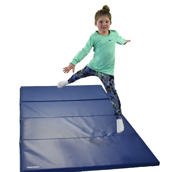 gymnastics tumbling mats split jump