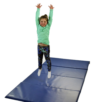 gymnastics tumbling mat straight jump