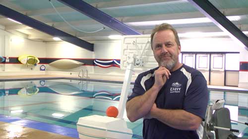 Steve Strilzuk at Unity School District Pool