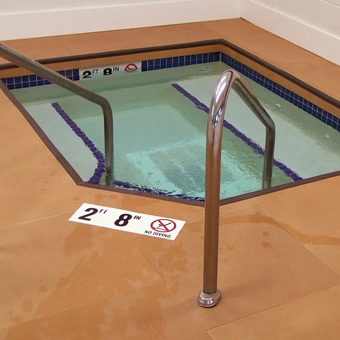 Slip Proof Pool Decking Tiles