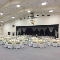 Upper Columbia Academy Gym Floor Covering Carpet Tile thumbnail