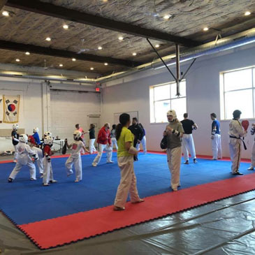 Taekwondo dojang mats - U.S. Taekwondo Academy