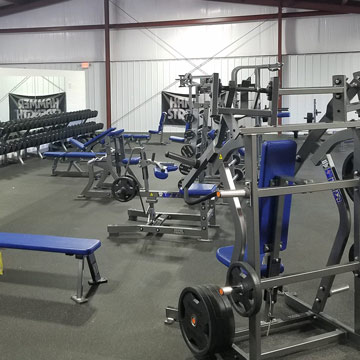 weight machine mats