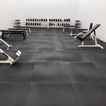 weight room floor tiles