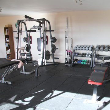weight room mats
