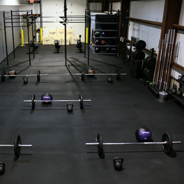 Weight Room Rubber Flooring