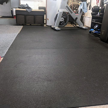 thick rubber stall mats for garage gym