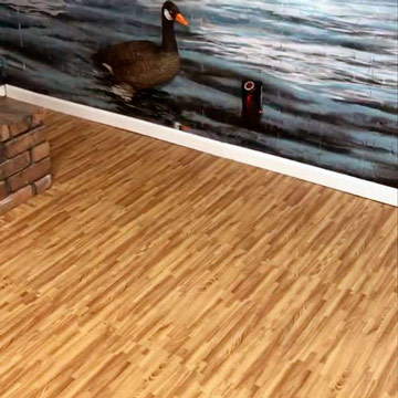 wood rubber floor mat