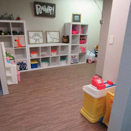 Basement Craft Room Flooring