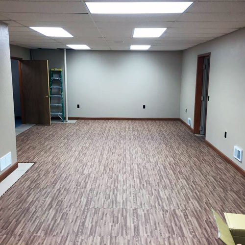 Basement Guest Room Flooring