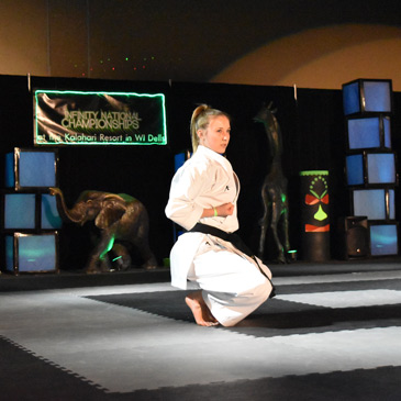 Traditional Karate Forms Champion Zoe Brown on Greatmats