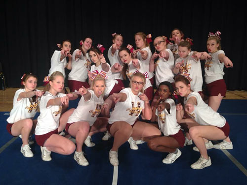 Denfeld Cheerleading Team Photo