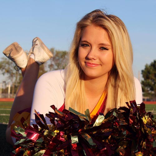 Jenna Unden - Denfeld High School Cheerleader